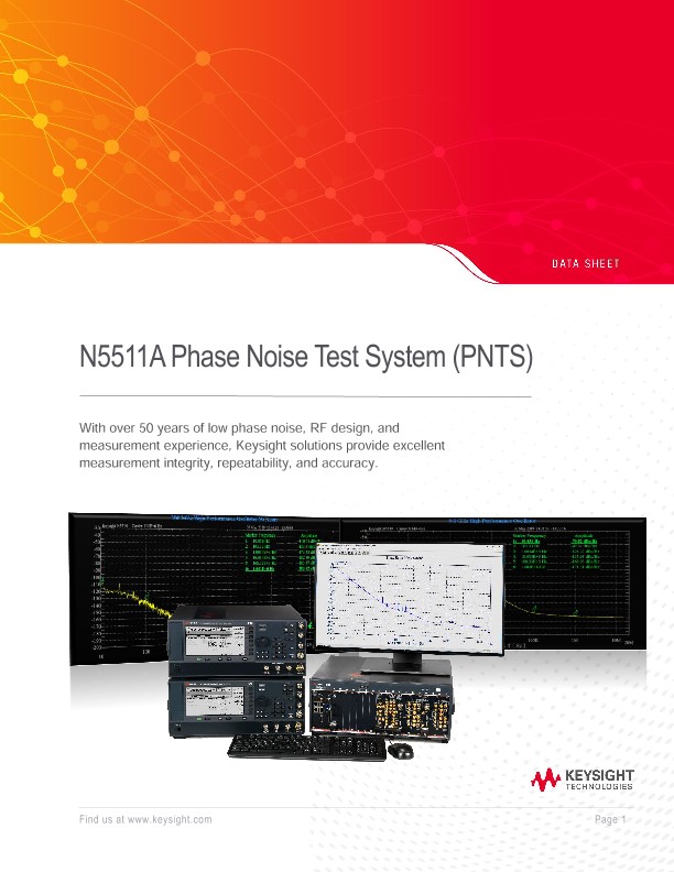 N5511A Phase Noise Test System (PNTS)