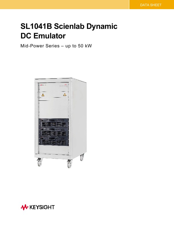 SL1041B Scienlab Dynamic DC Emulator –  Mid Power Series – Up to 50 kW