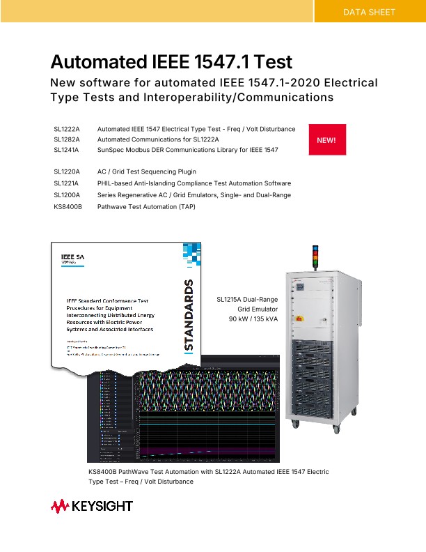 Automated IEEE 1547.1 Test