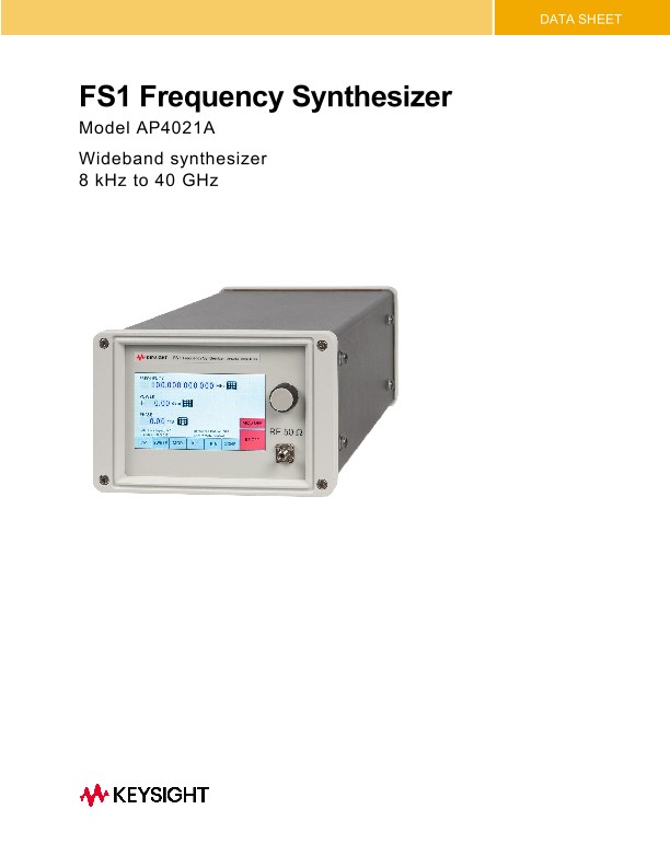 FS1 Frequency Synthesizer Model AP4021A