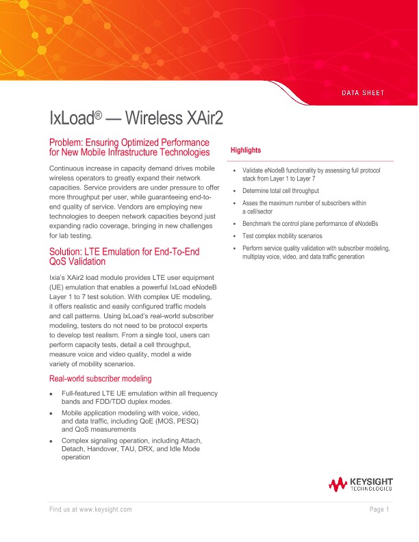 IxLoad - Wireless XAir2