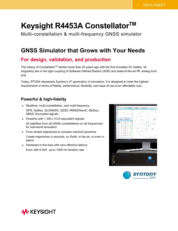 Keysight R4453A Constellator (TM)
