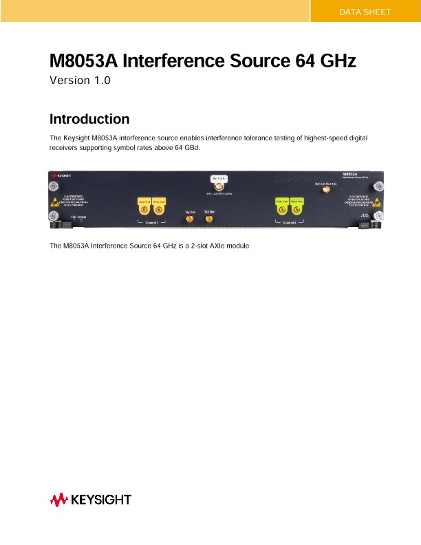 M8053A Interference Source 64 GHz