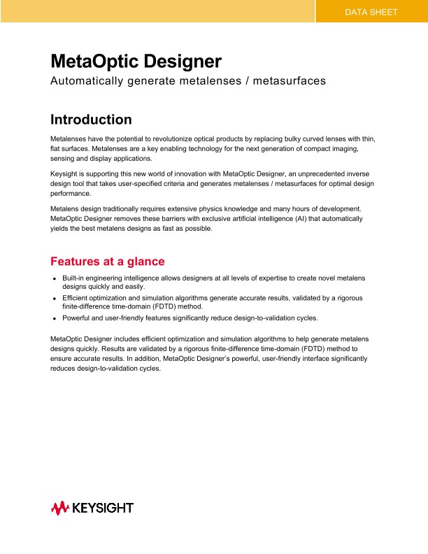 MetaOptic Designer