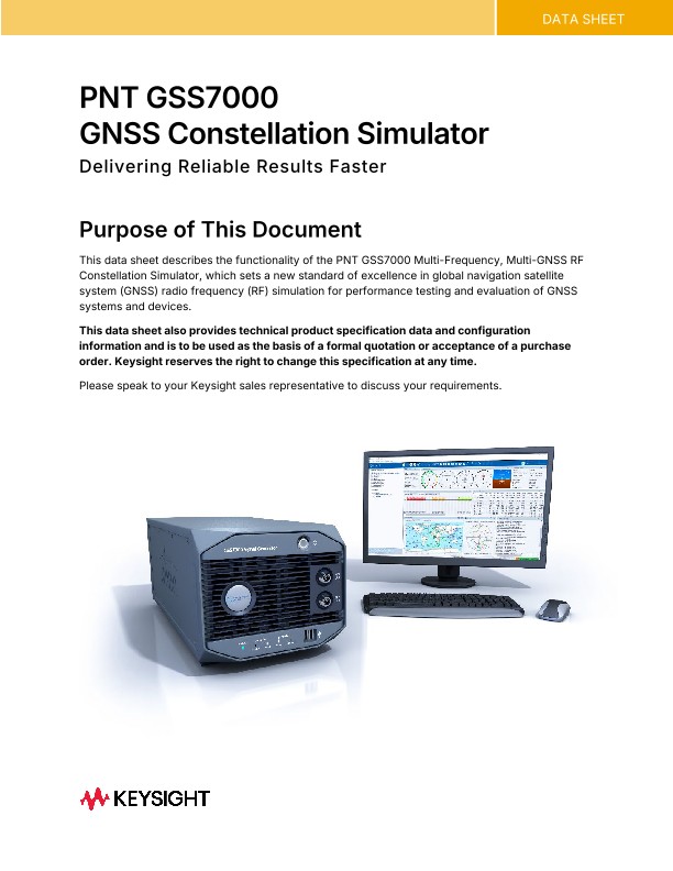 PNT GSS7000 GNSS Constellation Simulator