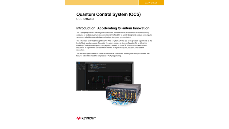 Quantum Control System | Keysight