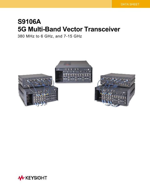 S9106A 5G Multi-Band Vector Transceiver