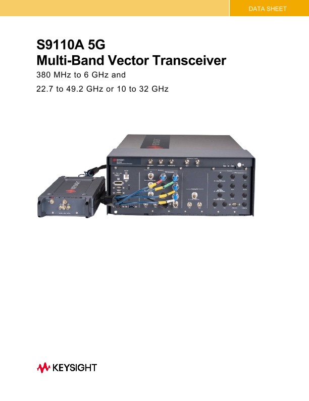 S9110A 5G Multi-Band Vector Transceiver
