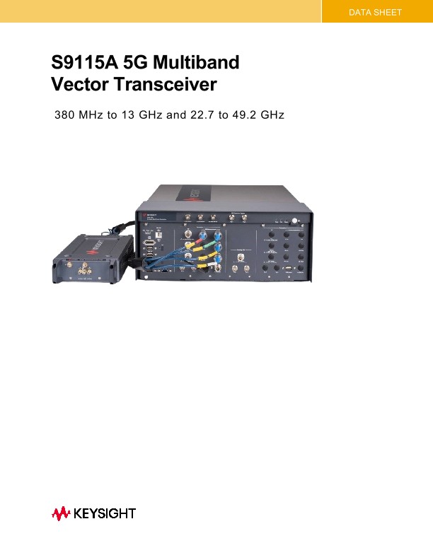 S9115A 5G Multi-Band Vector Transceiver
