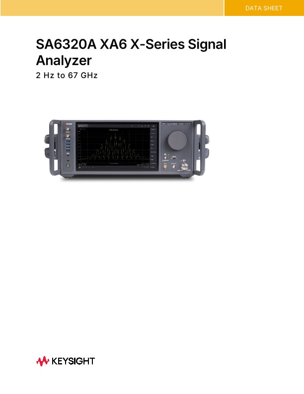 SA6320A XA6 X-Series Signal Analyzer