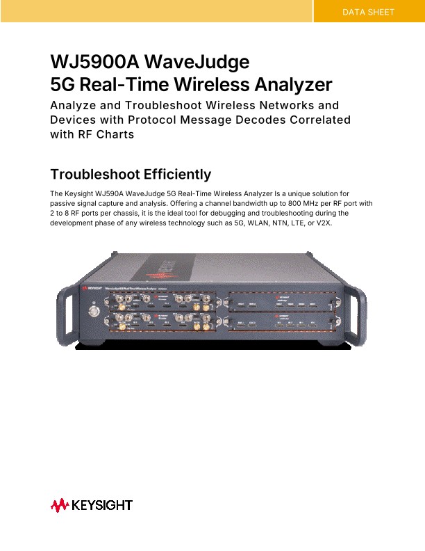 WJ5900A WaveJudge Wireless Analyzer