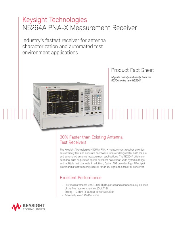 N5264A PNA-X Measurement Receiver