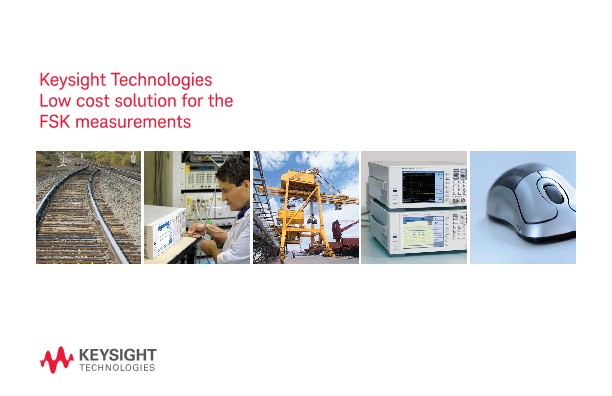 Flyer: Low cost solution for the FSK Measurements