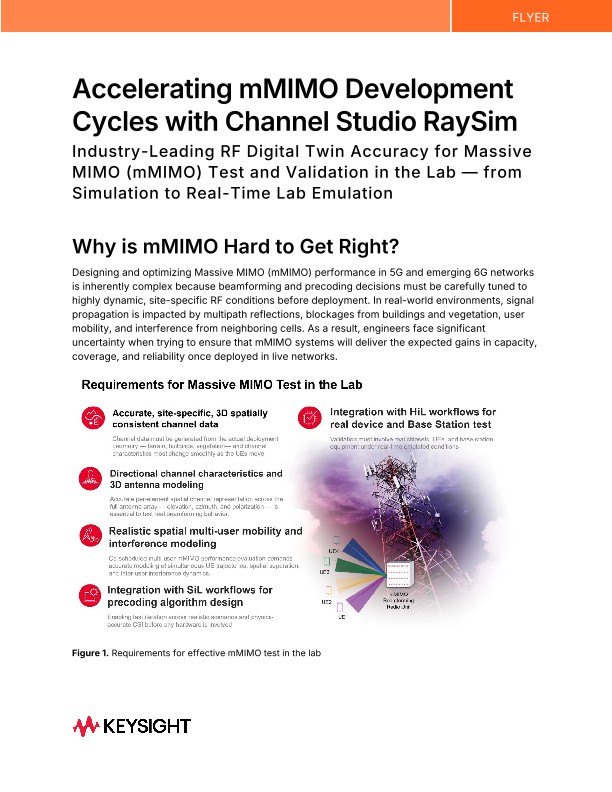 Accelerating mMIMO Development Cycles with Channel Studio RaySim