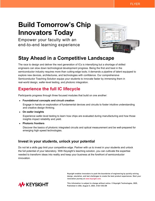 Build Tomorrow’s Chip Innovators Today