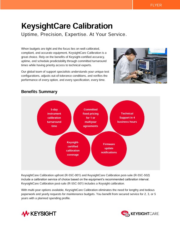 KeysightCare Calibration