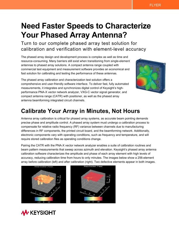 Need Faster Speeds to Characterize Your Phased Array Antenna?