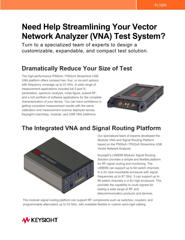 Need Help Streamlining Your Vector Network Analyzer (VNA) Test System?