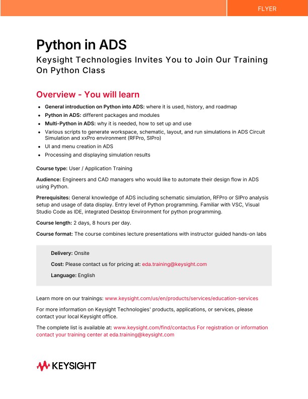 Python in ADS