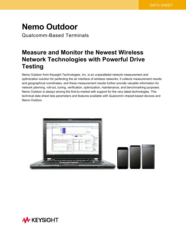 Nemo Outdoor Qualcomm-Based Terminals