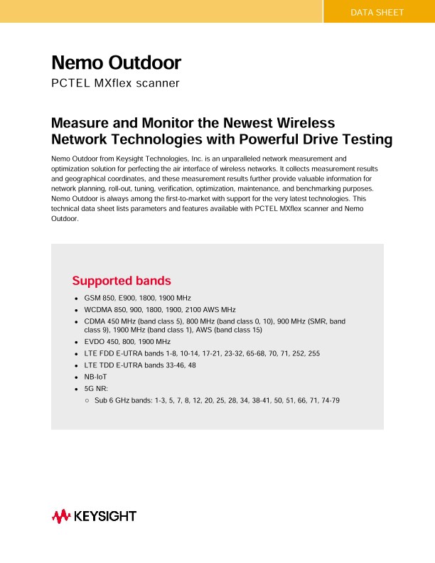 Nemo Outdoor and PCTEL MXflex