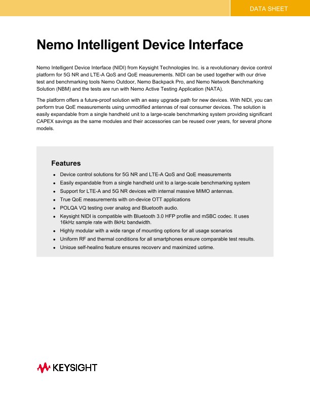 Nemo Intelligent Device Interface
