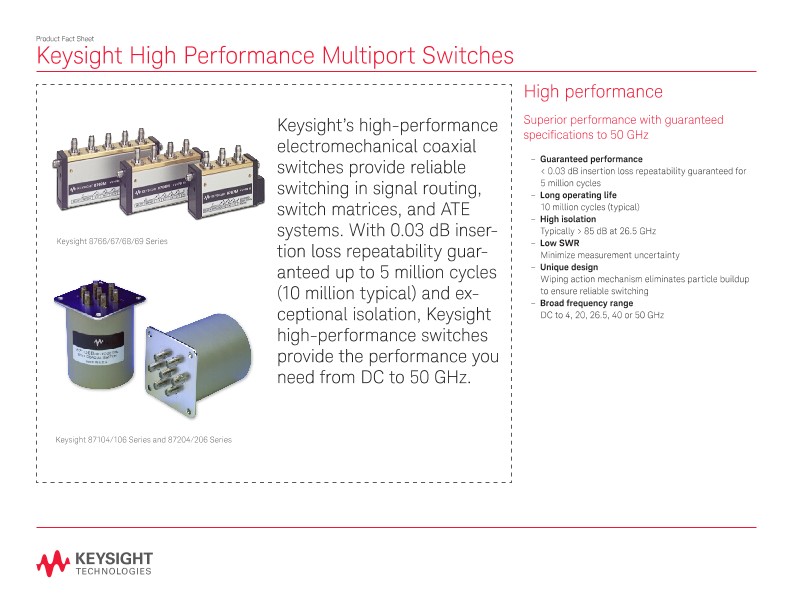 High Performance Multiport Switches
