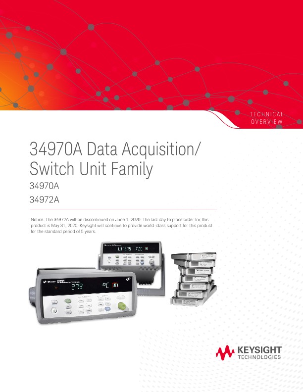 34970A Data Acquisition/Switch Unit Family