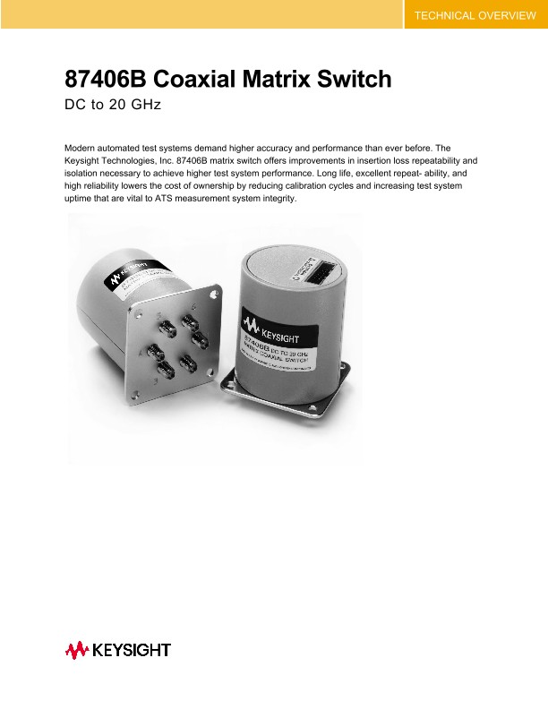 87406B Coaxial Matrix Switch