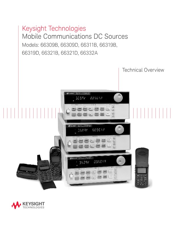 Mobile Communications DC Sources Product Overview