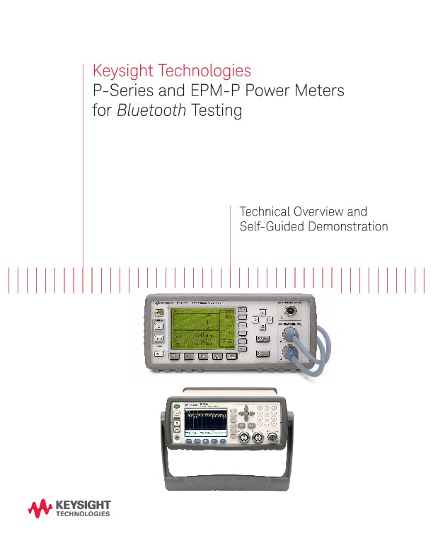 P-Series and EPM-P Power Meters for Bluetooth Testing 