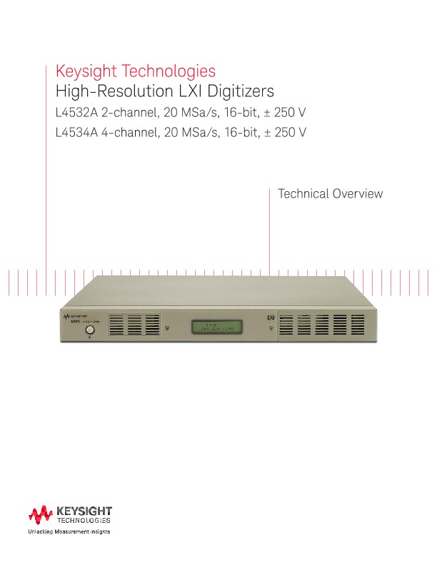 High Resolution LXI Digitizers 