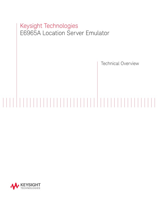 E6965A Location Server Emulator 