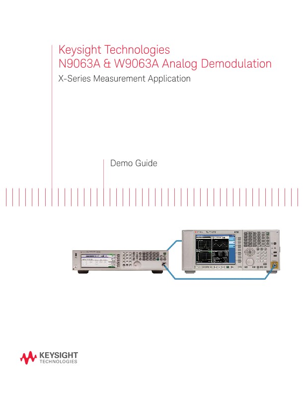 N9063A & W9063A Analog Demodulation