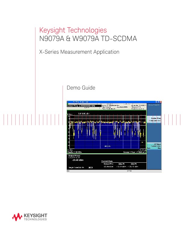 N9079A & W9079A TD-SCDMA
