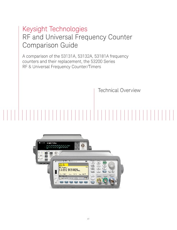 RF and Universal Frequency Counter Comparison Guide–TE