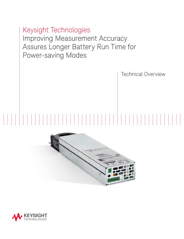 Improving Measurement Accuracy Assures Longer Battery Run Time for ...