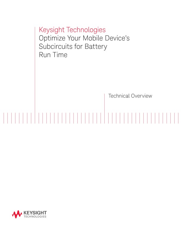 Optimize Your Mobile Device’s Subcircuits for Battery Run Time