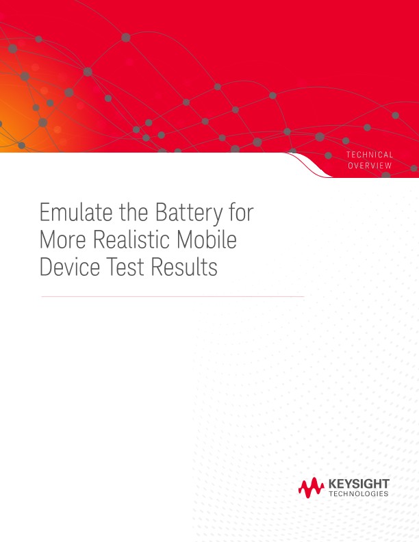 Emulate the Battery for More Realistic Mobile Device Test Results