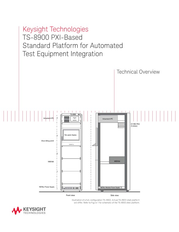 TS-8900 PXI-Based Standard Platform for Automated Test Equipment Integration