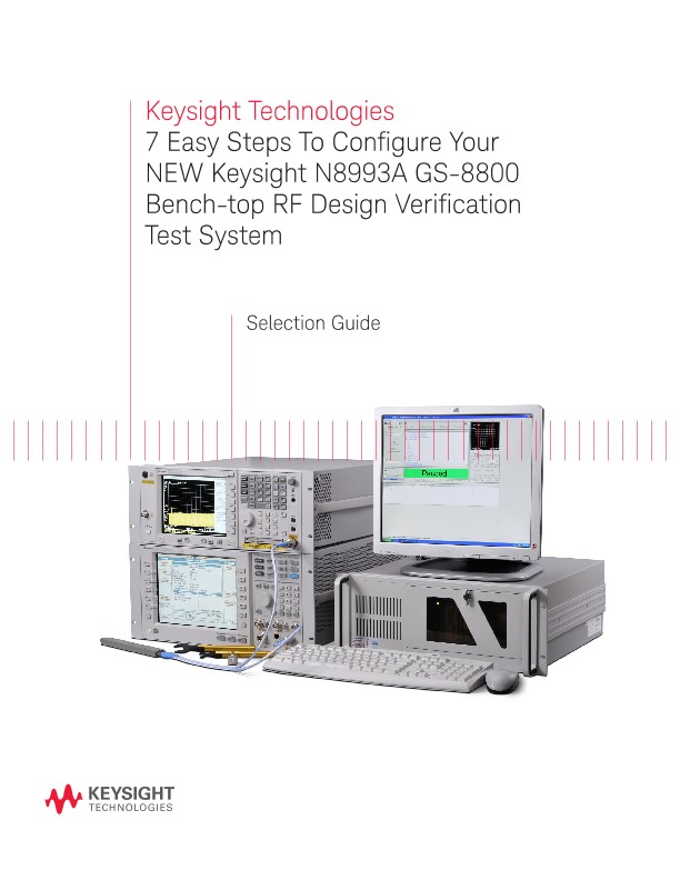 7 Easy Steps To Configure Your NEW Keysight N8993A GS-8800 Bench-top RF Design Verification Test Sys
