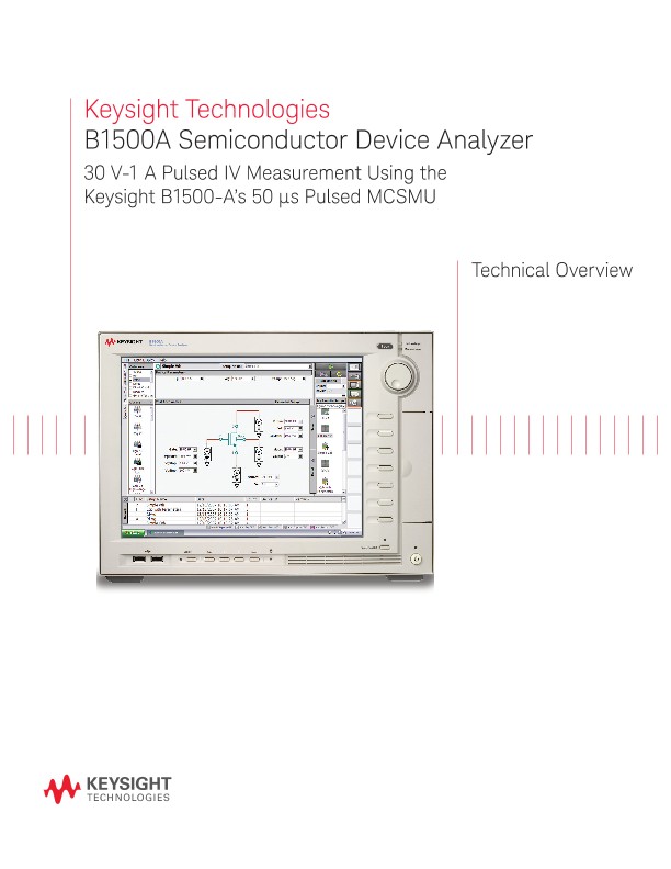 B1500A Semiconductor Device Analyzer 