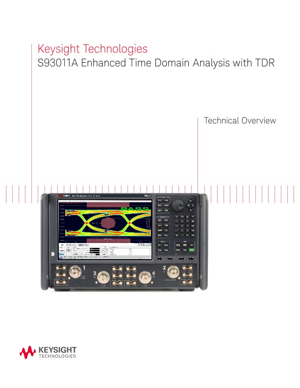 S93011A Enhanced Time Domain Analysis with TDR