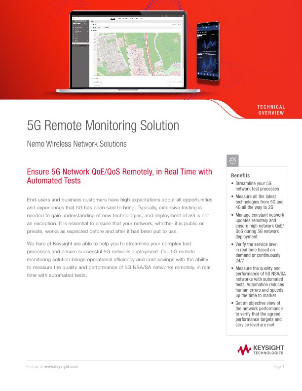 5G Remote Monitoring Solution