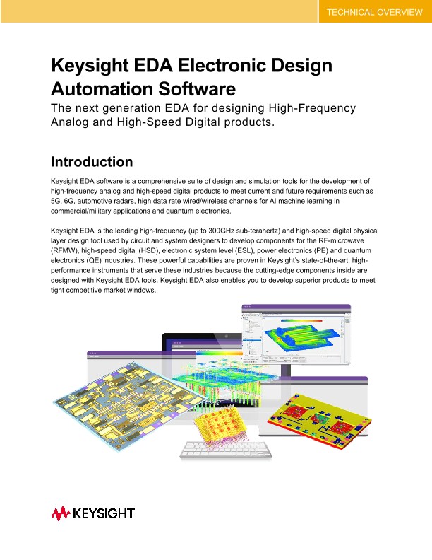 Keysight EDA Electronic Design Automation Software PDF Asset Page ...