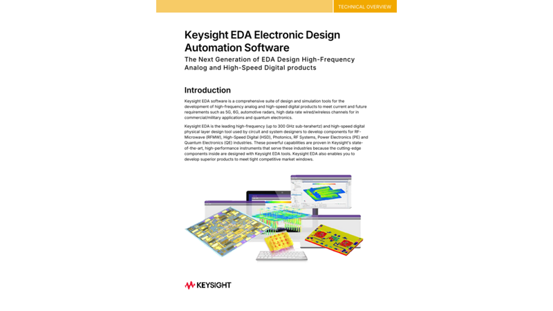 Electronic Design Automation (EDA) Software | Keysight