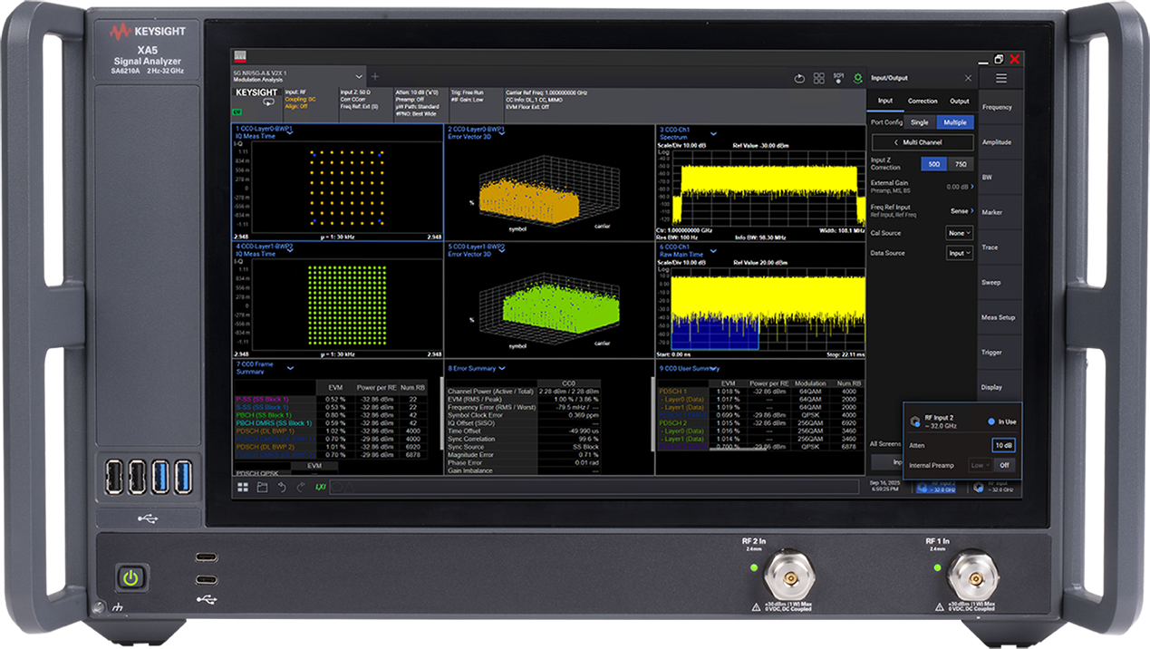 VSA software on a laptop