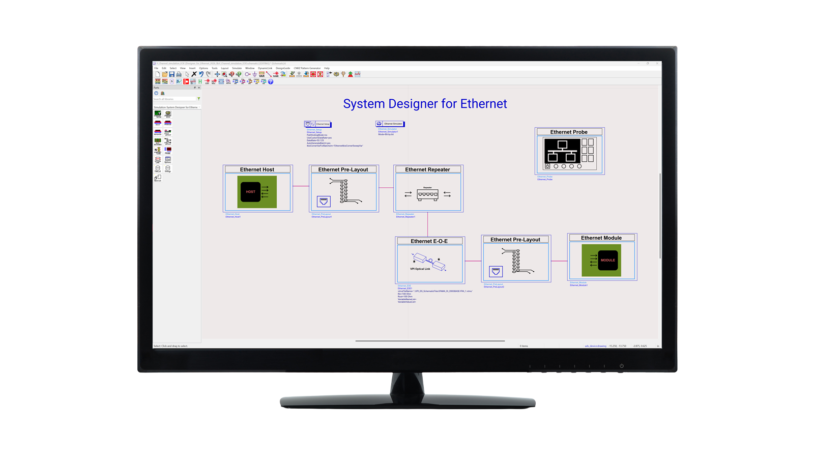 System Designer für Ethernet-Software