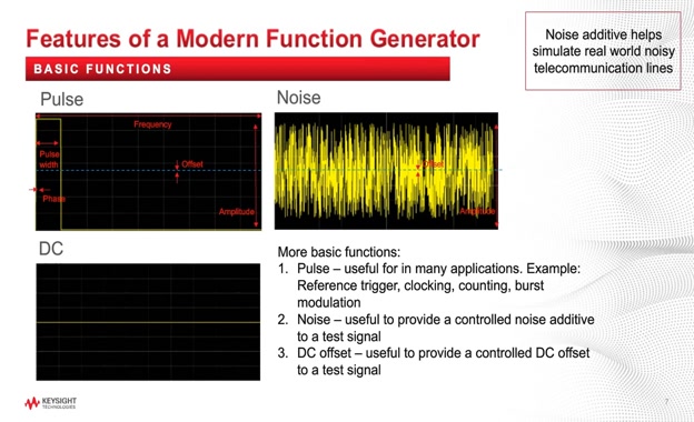 レッスン2 - 最新のファンクションジェネレーターの特徴