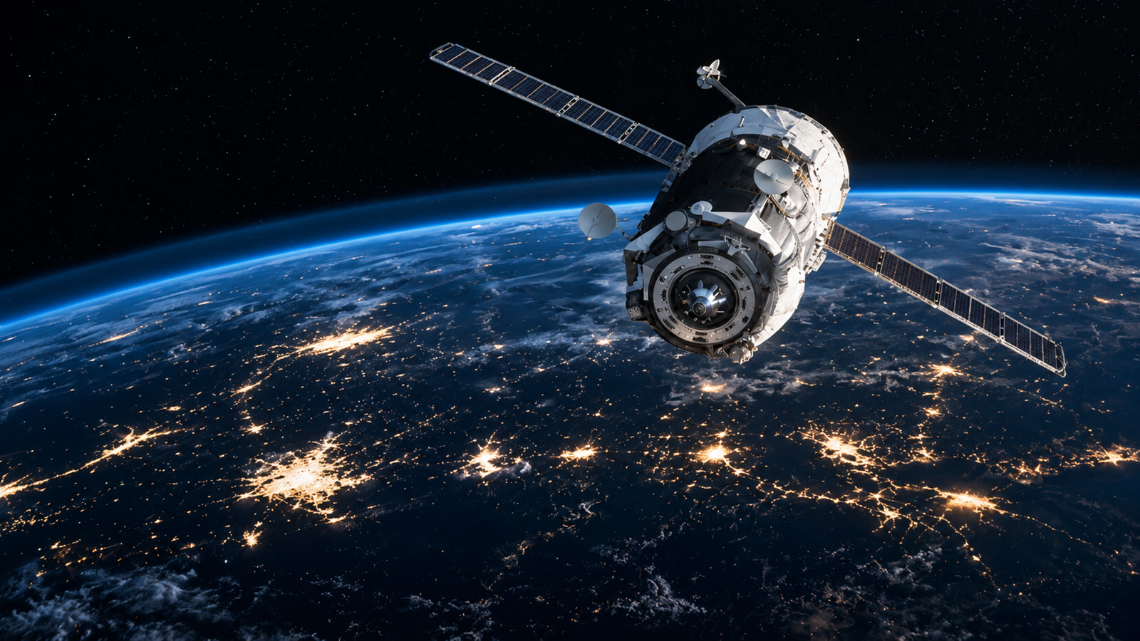 5G satellite in space